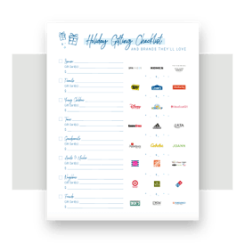 ShopWithScrip Holiday Gifting Checklist